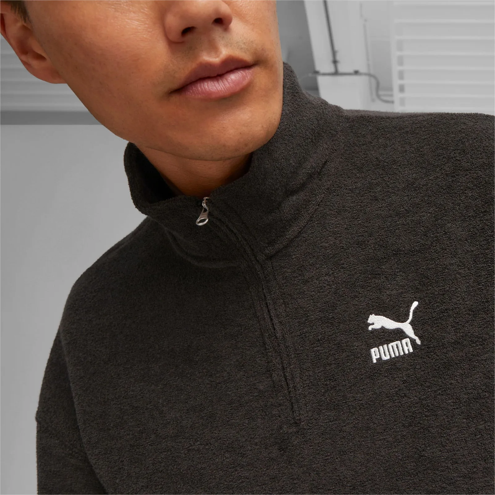 Puma CLASSICS Fleece Quarter-Zip Herren