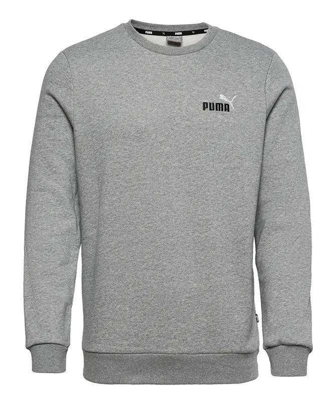 Puma ESS+ Embroidery Logo Crew FL