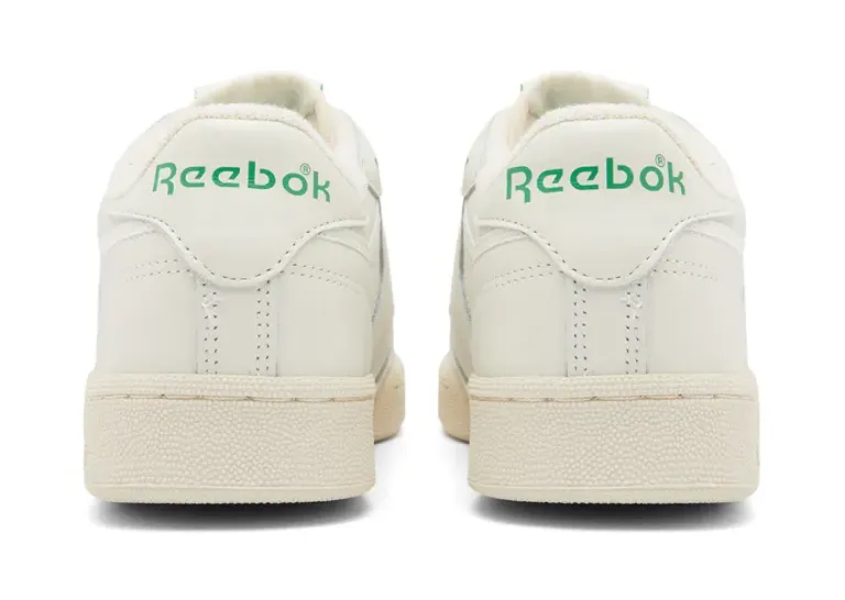 REEBOK CLUB C 1985 TV  SNEAKERS CHALK, PAPER WHITE & GREEN