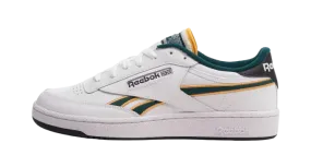 REEBOK CLUB C REVENGE SNEAKERS WHITE, KINETIC BLUE & UNLEASHED GREEN 