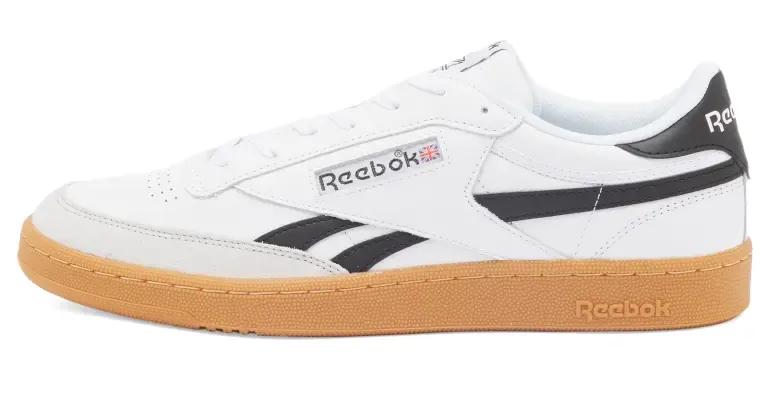 REEBOK CLUB C REVENGE VINTAGE SNEAKERS WHITE, BLACK & GUM