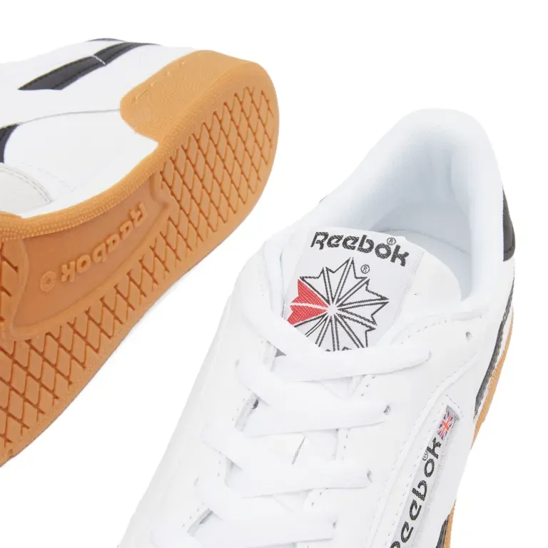 REEBOK CLUB C REVENGE VINTAGE SNEAKERS WHITE, BLACK & GUM