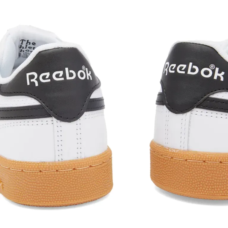 REEBOK CLUB C REVENGE VINTAGE SNEAKERS WHITE, BLACK & GUM