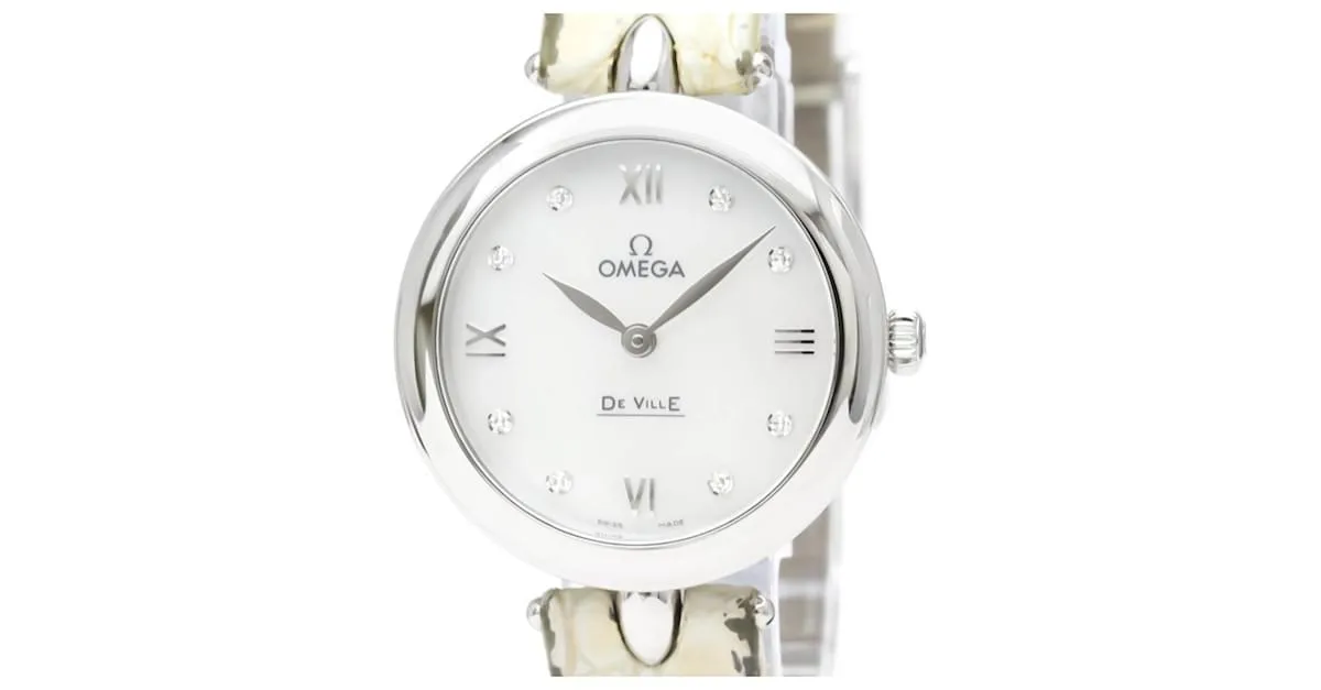 Reloj OMEGA De Ville Prestige Dew Drop con diamantes 