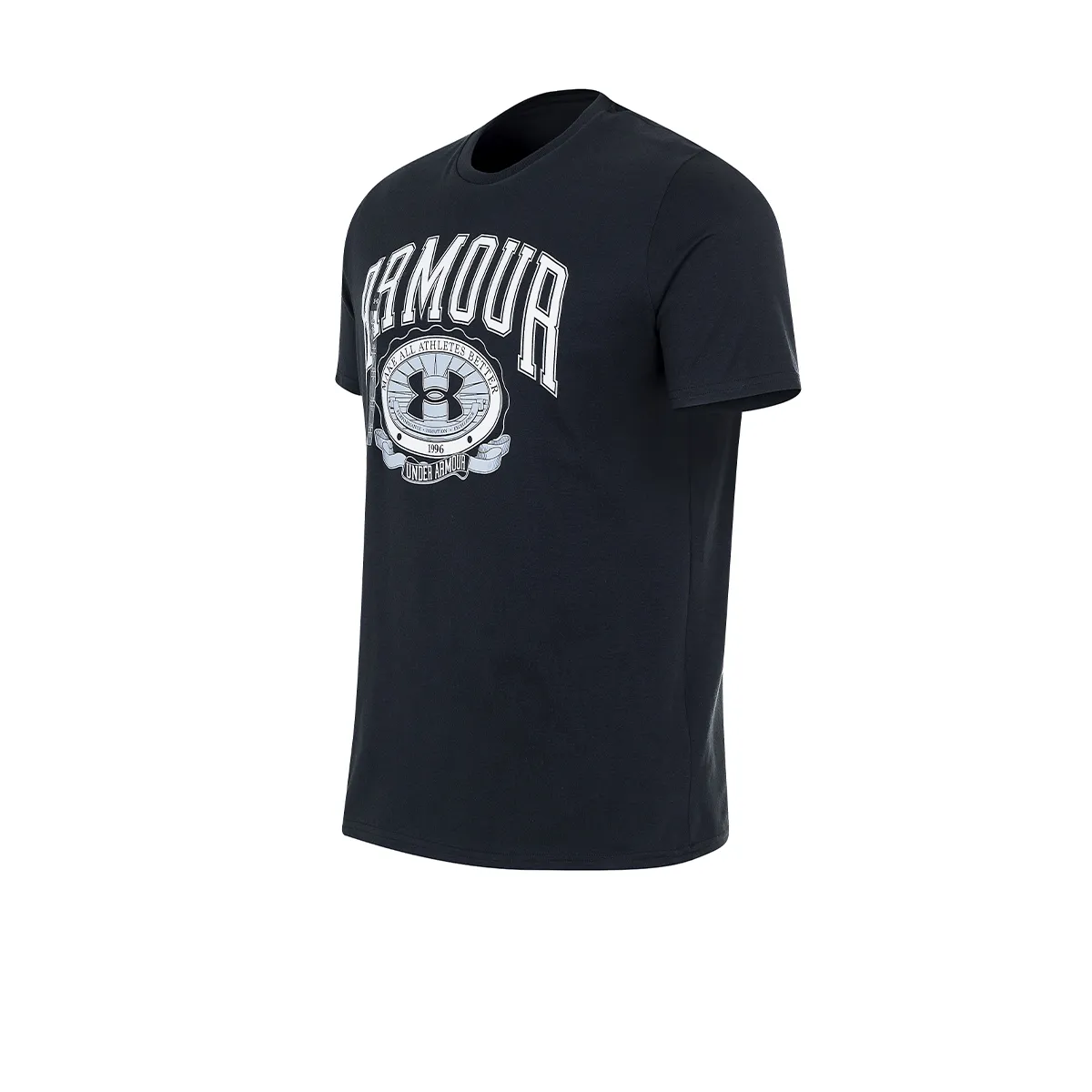 Remera Under Armour Collegiate Crest Negra