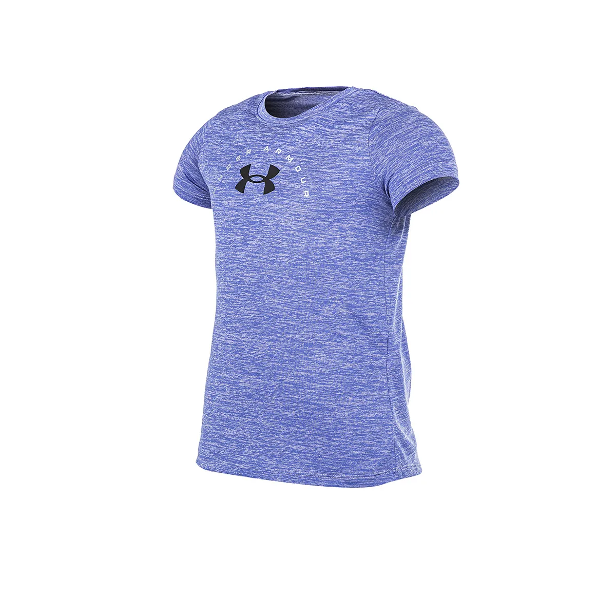 Remera Under Armour Entrenamiento Tech Twist Niña Violeta