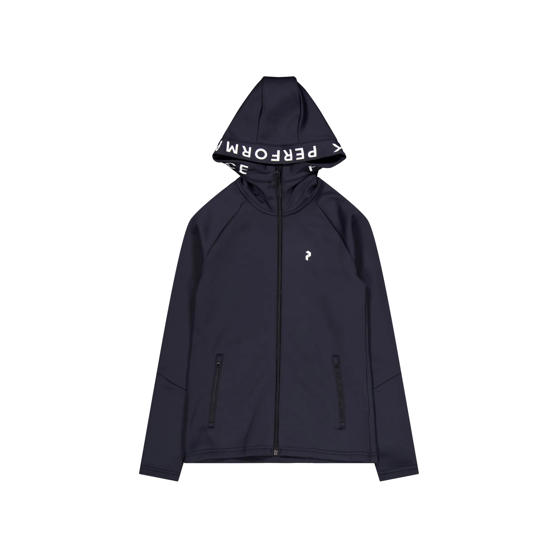 Rendimiento máximo W Rider Mid Zip Hood Black