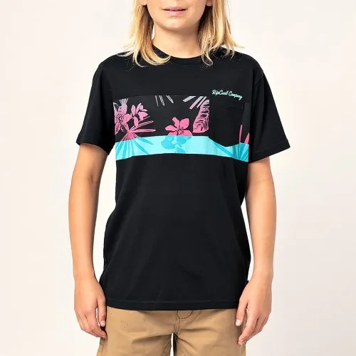 Rip Curl Block Party Tee Black