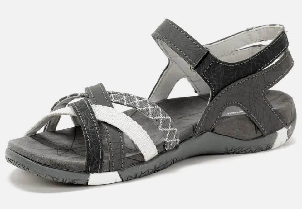 Sandalias Chiruca MALIBU 13 Mujer Negro/Gris