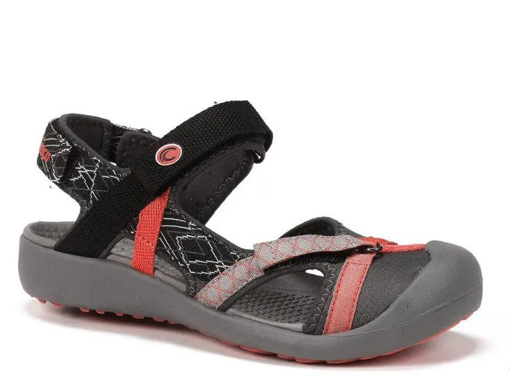 Sandalias Chiruca PALMERA 18 Mujer Gris/Coral