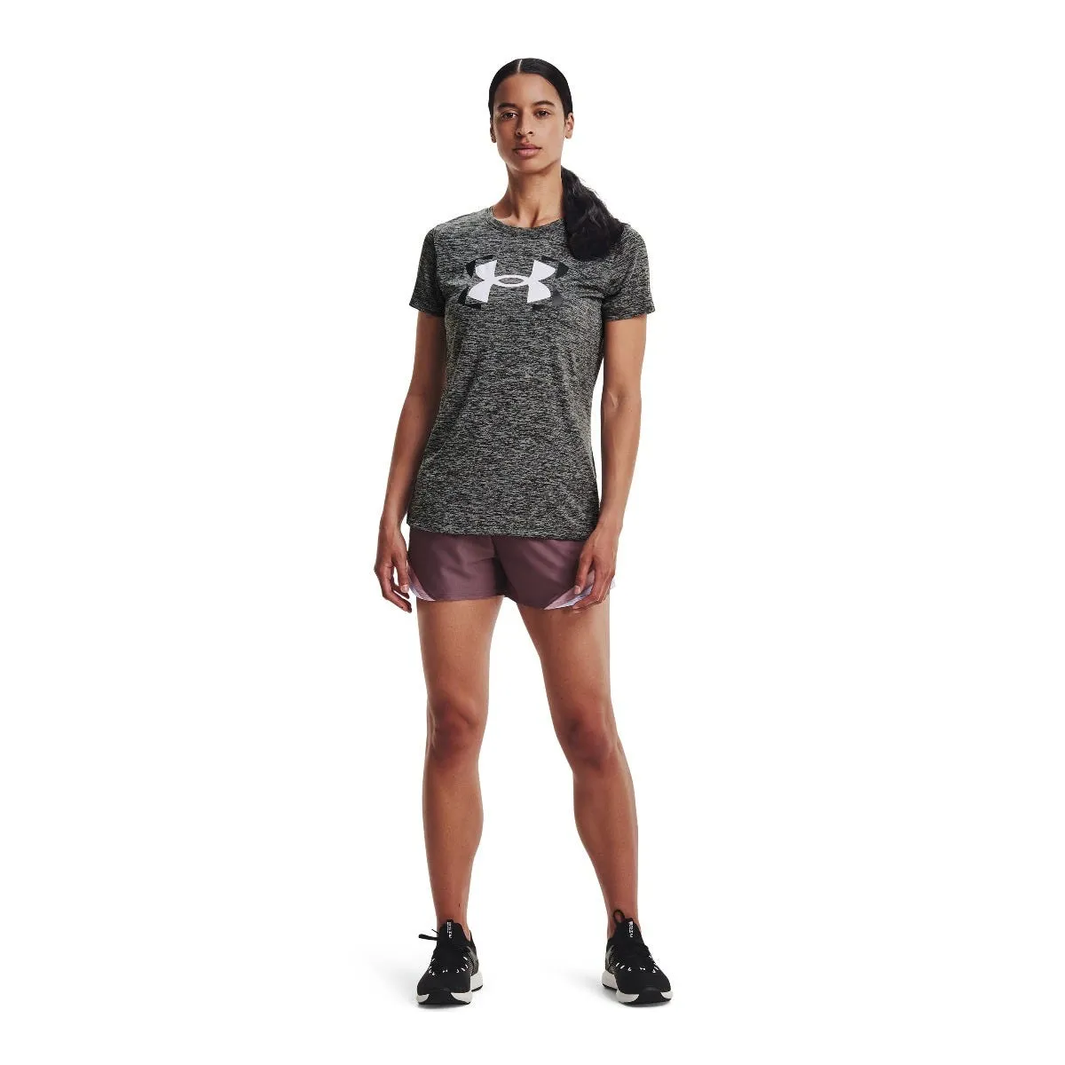 Short Entrenamiento Mujer Under Armour Burdeo