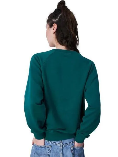 Sudadera Champion Tonal Logo Verde Mujer