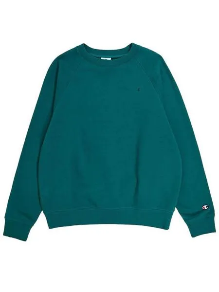 Sudadera Champion Tonal Logo Verde Mujer