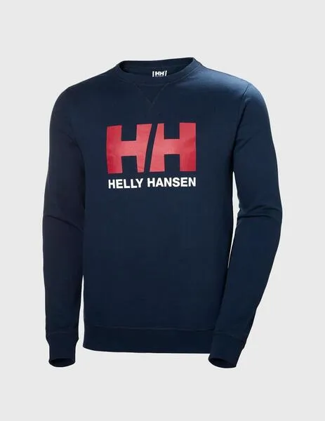 Sudadera Helly Hansen Logo Crew Sweat marino para hombre