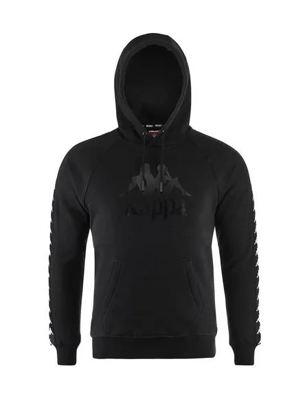 sudadera kappa hurtado negro