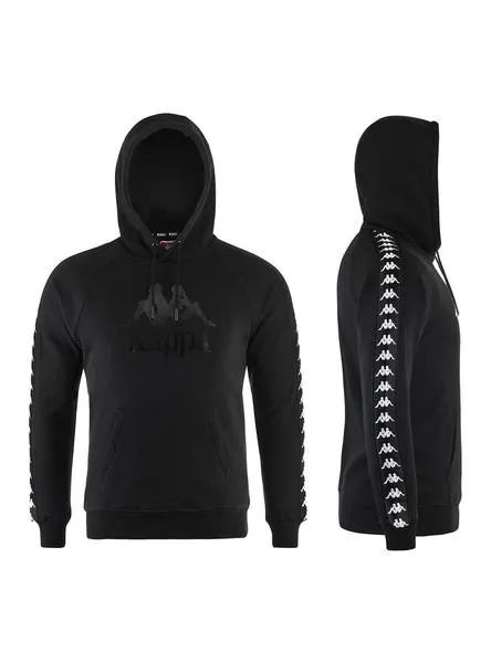 sudadera kappa hurtado negro