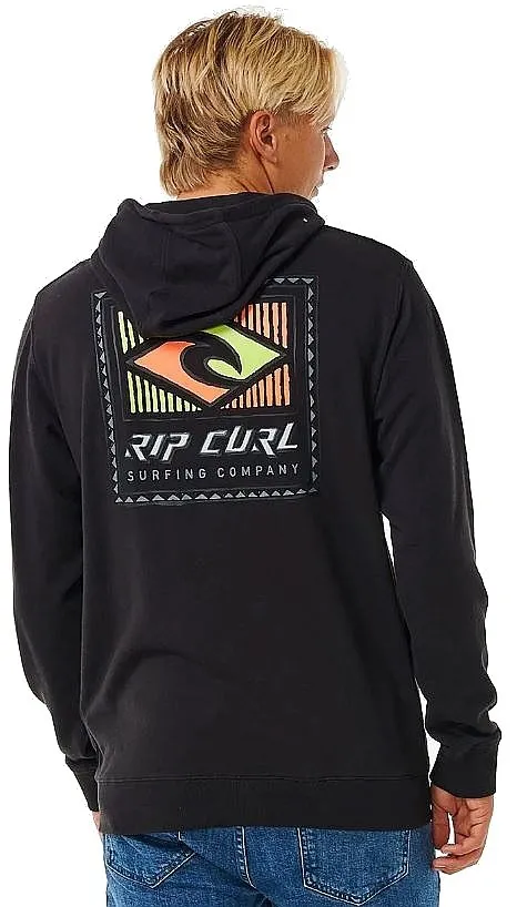 sudadera Rip Curl Tradition Thru Hood Zip - Washed Black - men´s