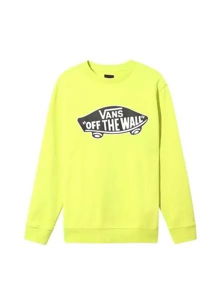 sudadera vans otw crew verde lima niño 