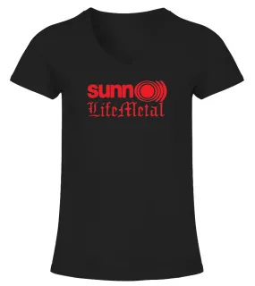 Sunn O Merch Camiseta cuello pico Mujer