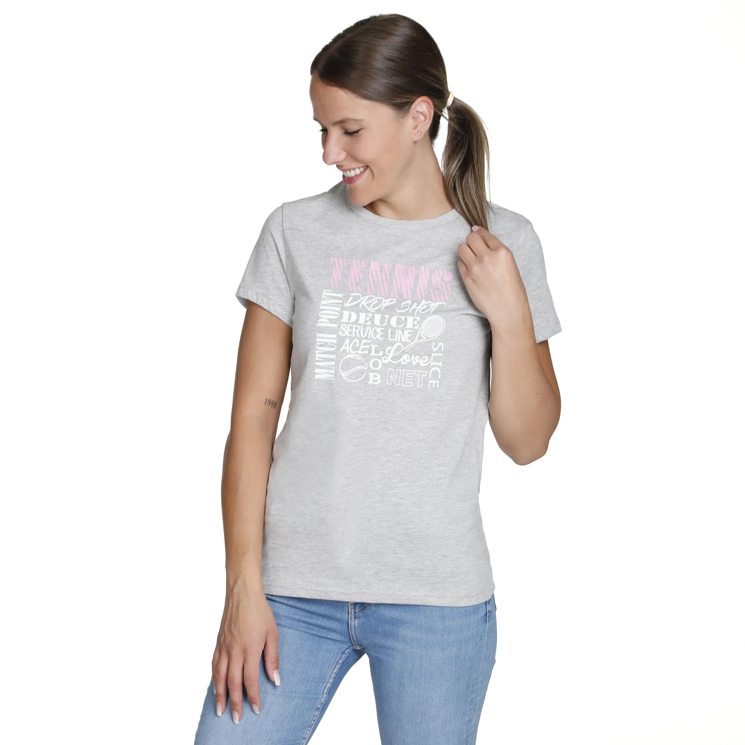 Tennis World Camiseta De Manga Corta Mujeres