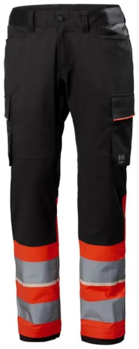 Uc-Me Cargo Pant Cl1 Helly Hansen Hi Vis Red/Ebony