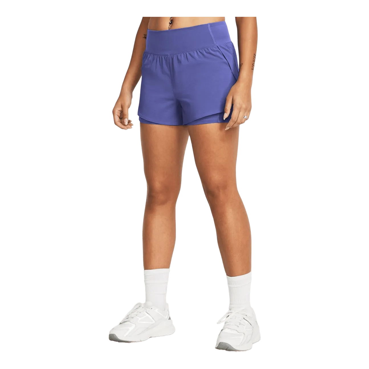 Under Armour Flex Woven 2-in-1 Short Purple