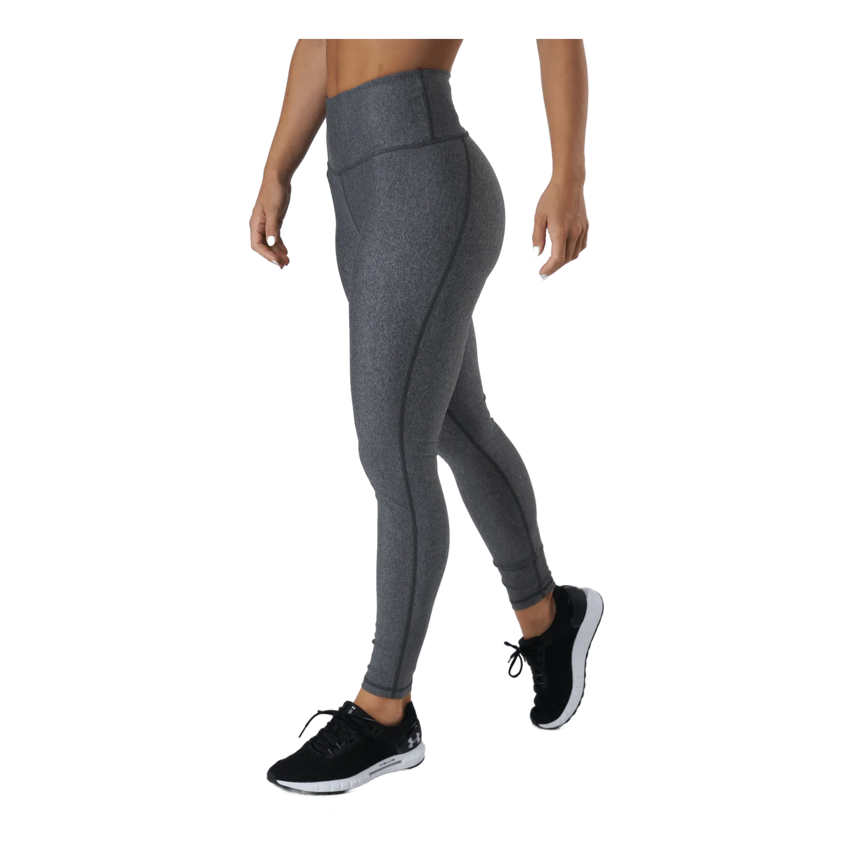 Under Armour Hg Armour Hirise Leg Charcoal Light Heather