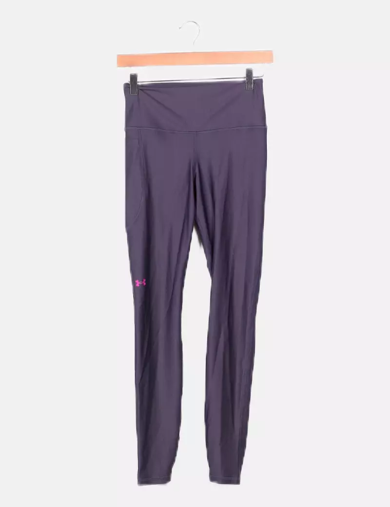 Under Armour Legging morado deportivo