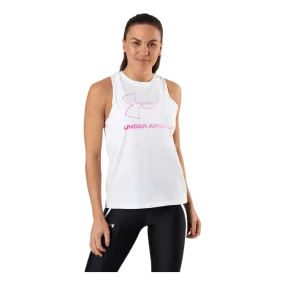 Under Armour Sportstyle Graphic Tank White