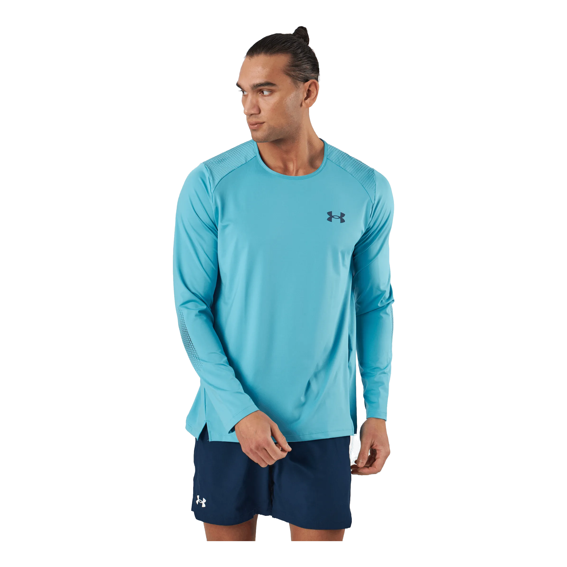 Under Armour Ua Armourprint Ls Glacier Blue