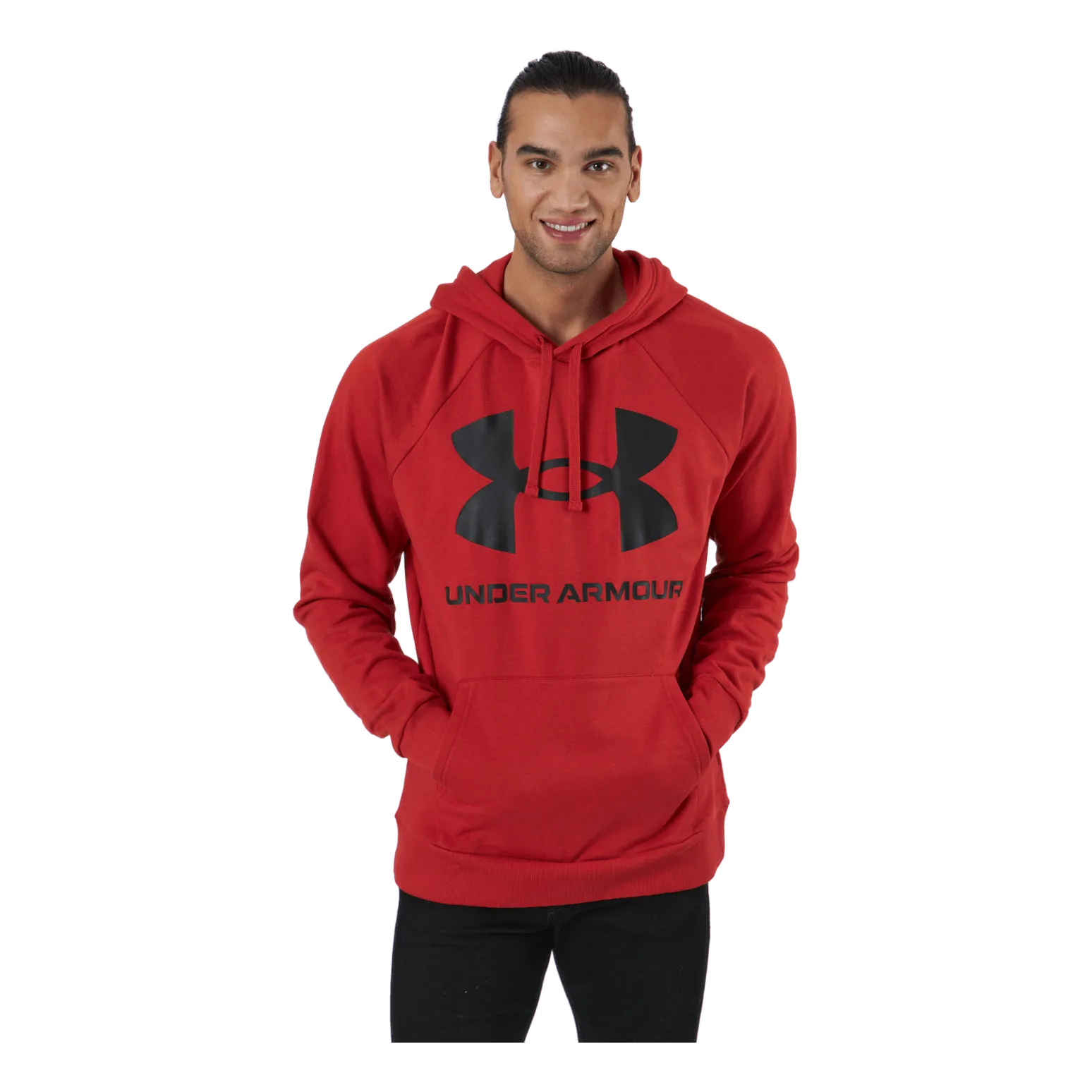 Under Armour Ua Rival Fleece Big Logo Hd Radiant Red