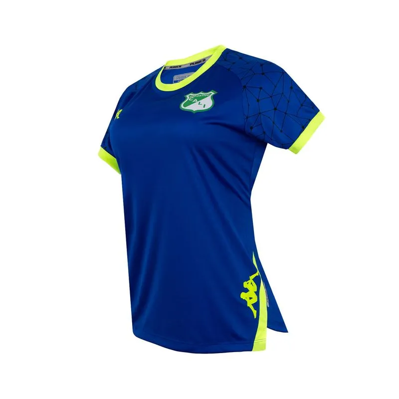 Wabou Pro 6 Camiseta Azul Mujer Deportivo Cali Kappa