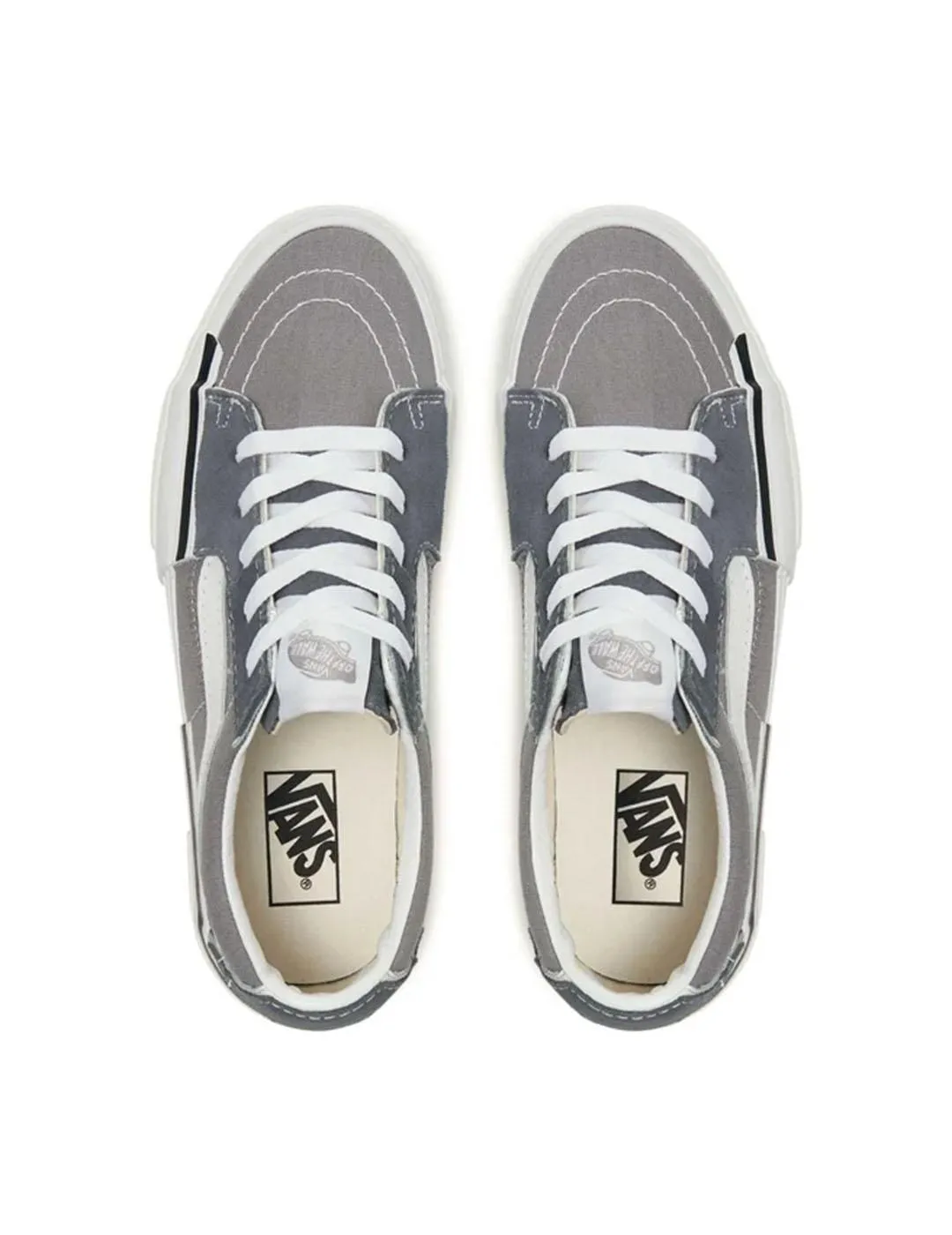 Zapatilla Hombre Vans Sk8-Low Recontruct Grises