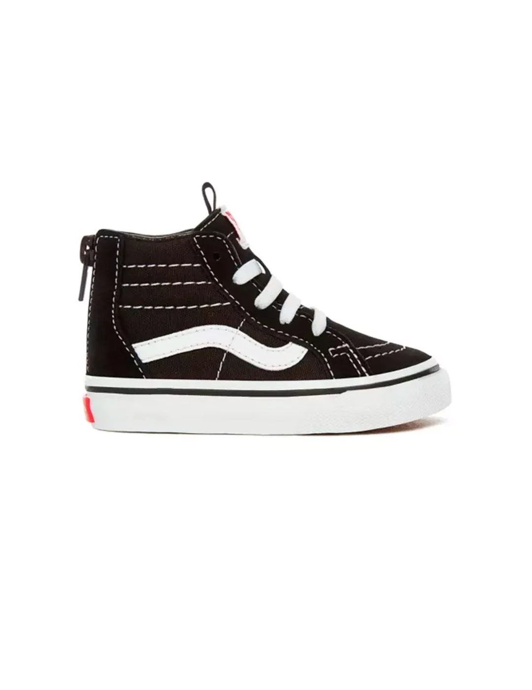 Zapatilla Niño Vans Sk8-Hi Zip Negra