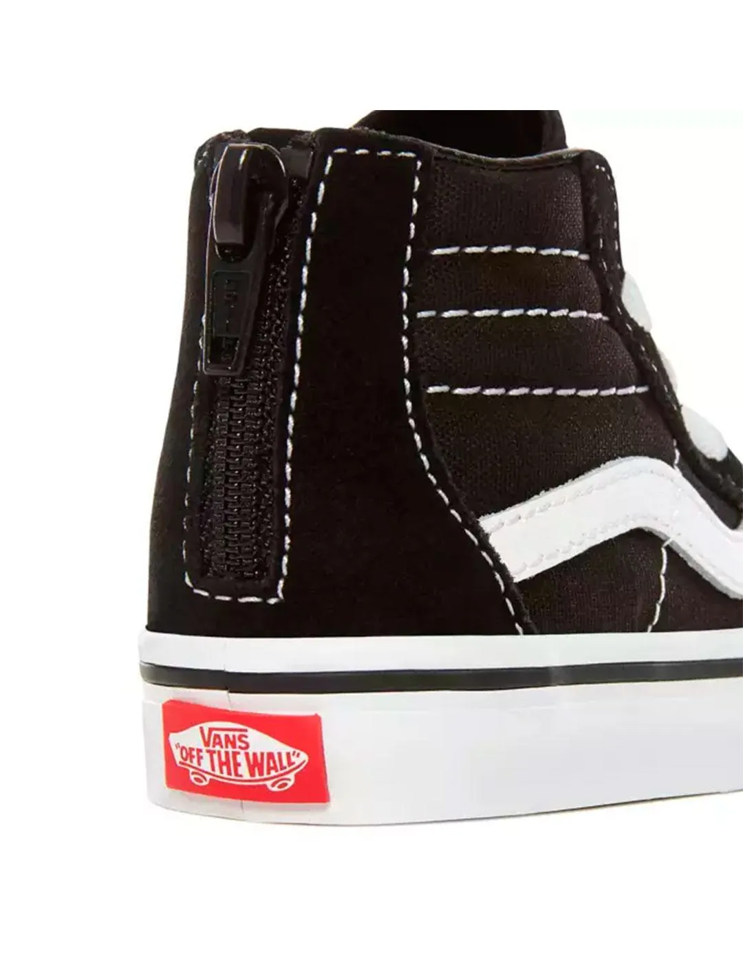 Zapatilla Niño Vans Sk8-Hi Zip Negra