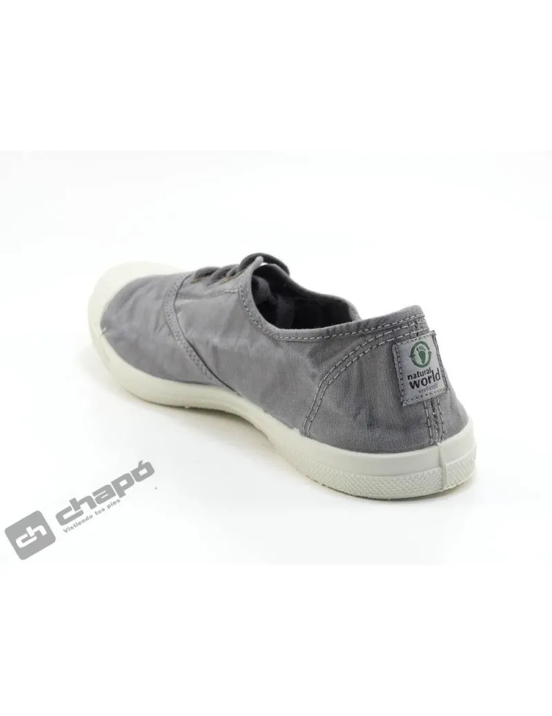 Zapatillas Deportiva Gris Natural World 102e