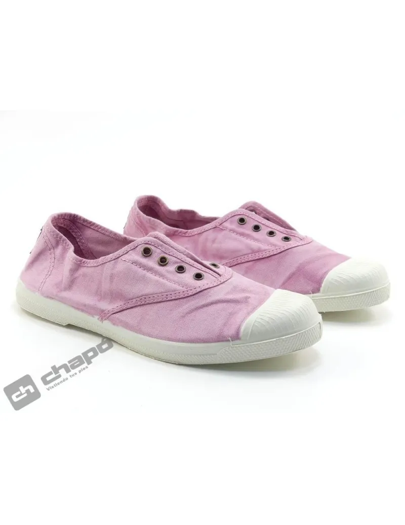 Zapatillas Deportiva Rosa Natural World 102e