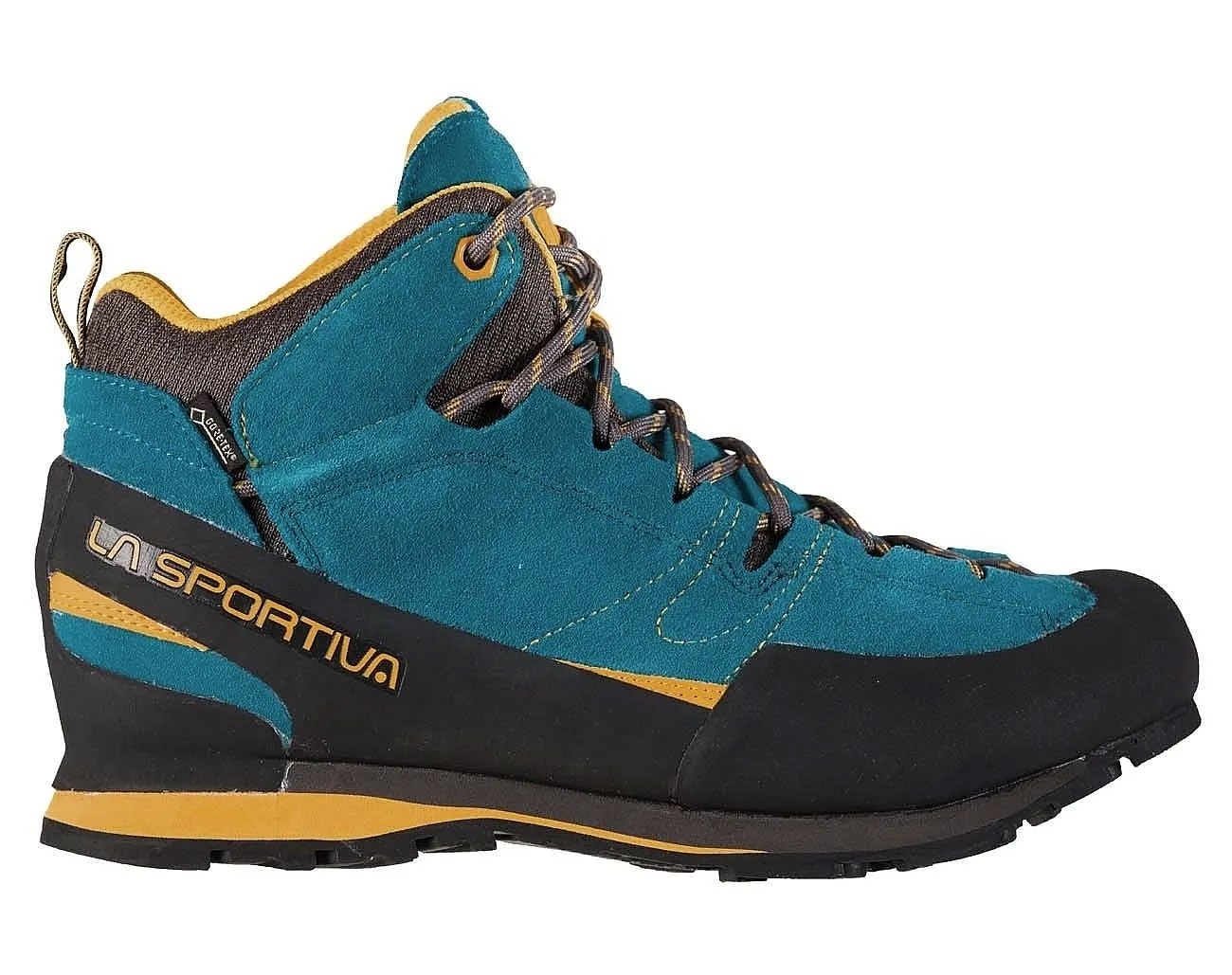 zapatos La Sportiva Boulder X Mid GTX - Blue/Yellow - men´s