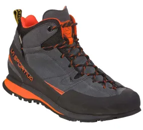 zapatos La Sportiva Boulder X Mid GTX - Carbon/Flame - men´s